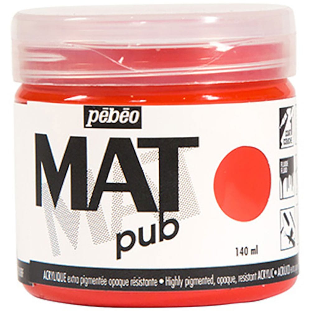 Ｐｅｂｅｏ　マットピュブ　１４０ｍｌ　ＮＯ．０５　バーミリオンレッド　２５６００５＿