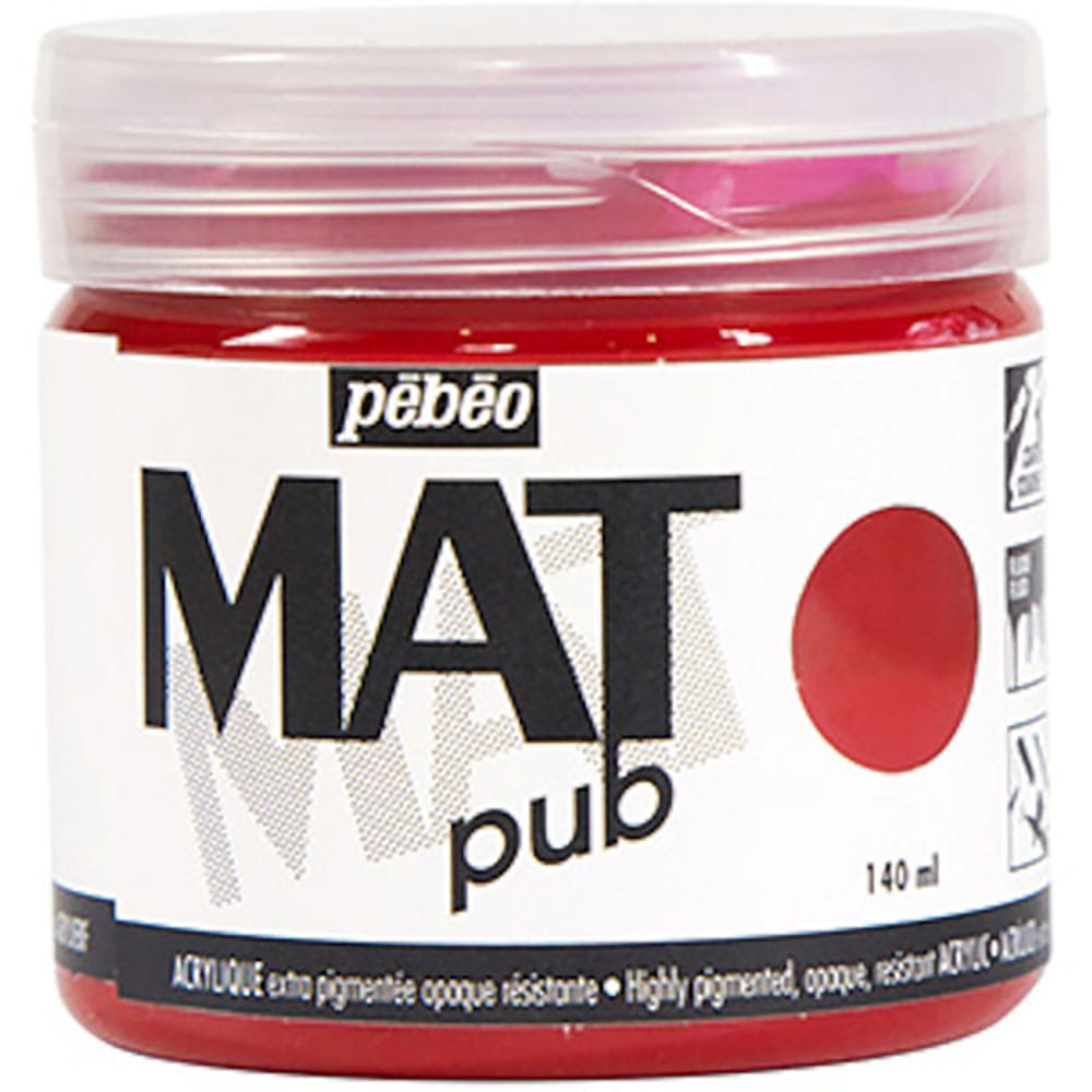 Ｐｅｂｅｏ　マットピュブ　１４０ｍｌ　ＮＯ．０６　マゼンタレッド　２５６００６＿