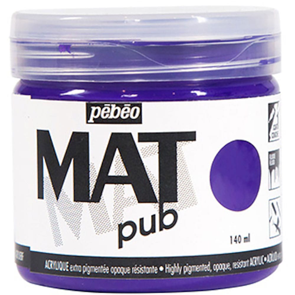 Ｐｅｂｅｏ　マットピュブ　１４０ｍｌ　ＮＯ．０９　コバルトバイオレット　２５６００９＿