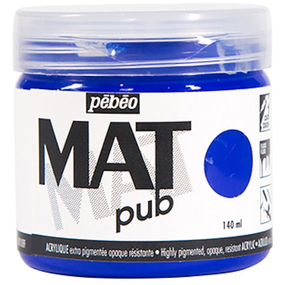 Ｐｅｂｅｏ　マットピュブ　１４０ｍｌ　ＮＯ．１０　ウルトラマリンブルー　２５６０１０＿