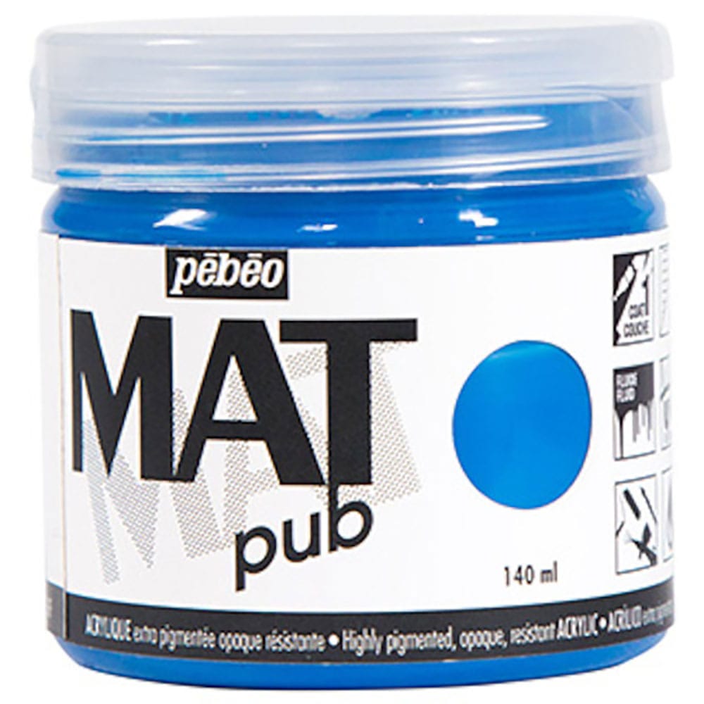 Ｐｅｂｅｏ　マットピュブ　１４０ｍｌ　ＮＯ．１１　コバルトブルー　２５６０１１＿