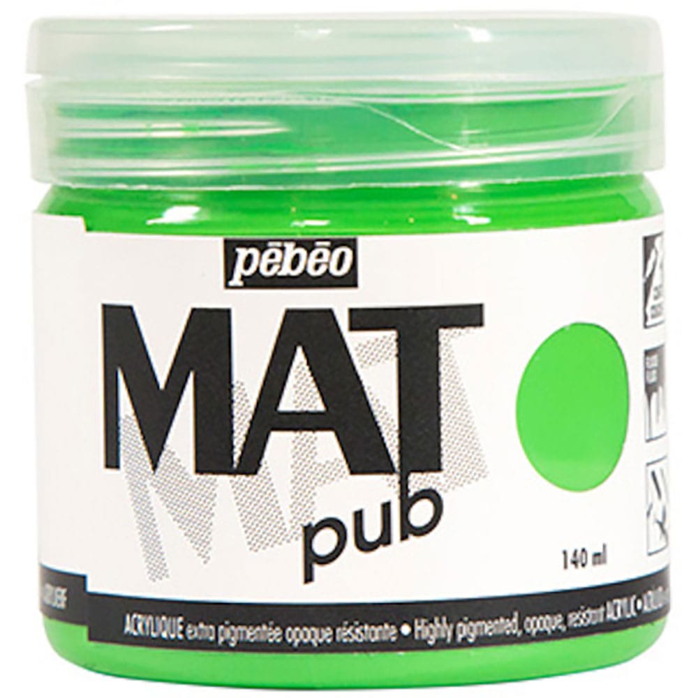 Ｐｅｂｅｏ　マットピュブ　１４０ｍｌ　ＮＯ．１５　ブライトグリーン　２５６０１５＿