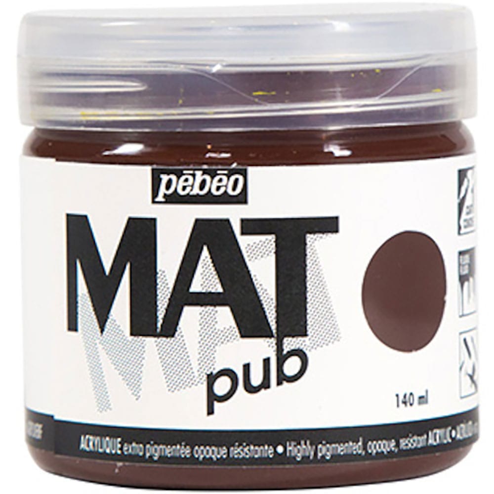 Ｐｅｂｅｏ　マットピュブ　１４０ｍｌ　ＮＯ．２２　バーントアンバー　２５６０２２＿