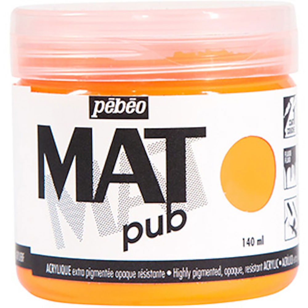 Ｐｅｂｅｏ　マットピュブ　１４０ｍｌ　ＮＯ．２７　フルレセントオレンジ　２５６０２７＿