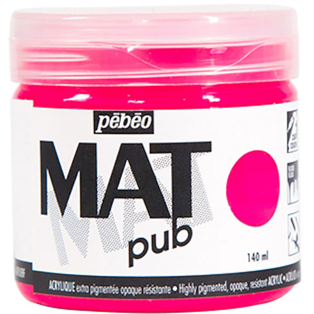 Ｐｅｂｅｏ　マットピュブ　１４０ｍｌ　ＮＯ．２８　フルレセントピンク　２５６０２８＿