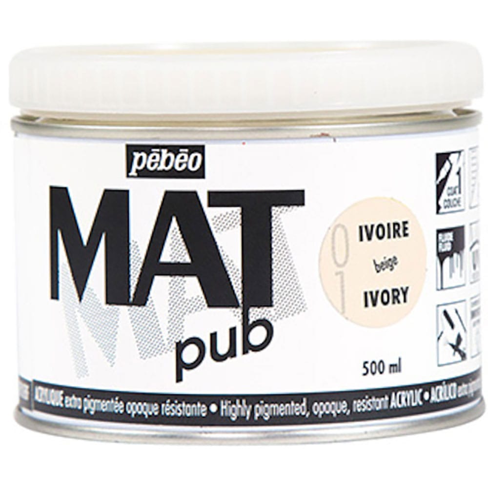 Ｐｅｂｅｏ　マットピュブ　５００ｍｌ　ＮＯ．０１　アイボリーベージュ　２５７００１＿