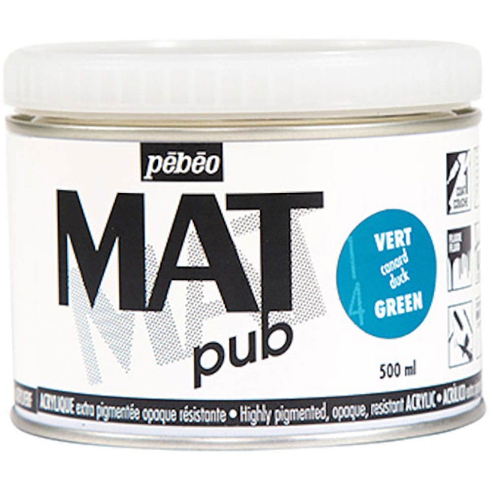 Ｐｅｂｅｏ　マットピュブ　５００ｍｌ　ＮＯ．１４　ダックグリーン　２５７０１４＿
