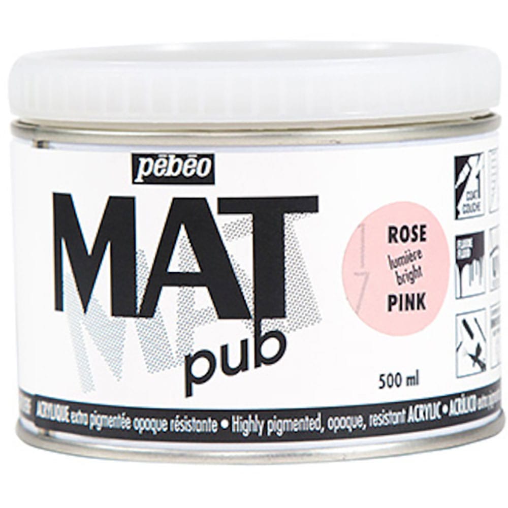 Ｐｅｂｅｏ　マットピュブ　５００ｍｌ　ＮＯ．１７　ブライトピンク　２５７０１７＿