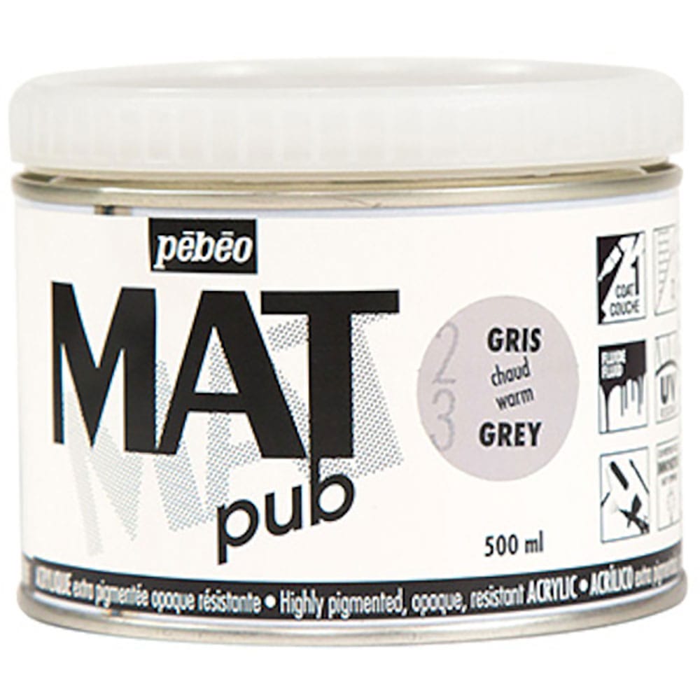 Ｐｅｂｅｏ　マットピュブ　５００ｍｌ　ＮＯ．２３　ウォームグレイ　２５７０２３＿