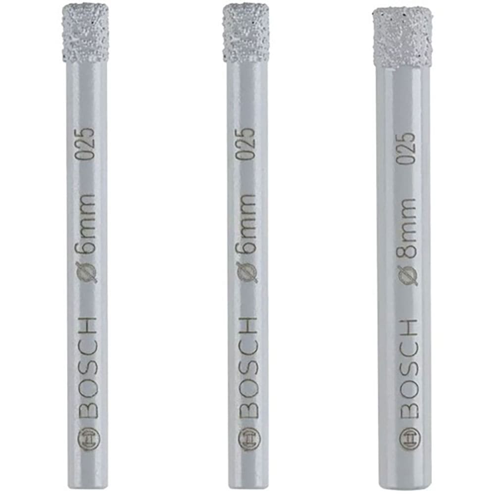 ボッシュ　磁器タイル用ダイヤモンドドリルビット（回転専用）　３本セット　２６０７０１１６２６＿