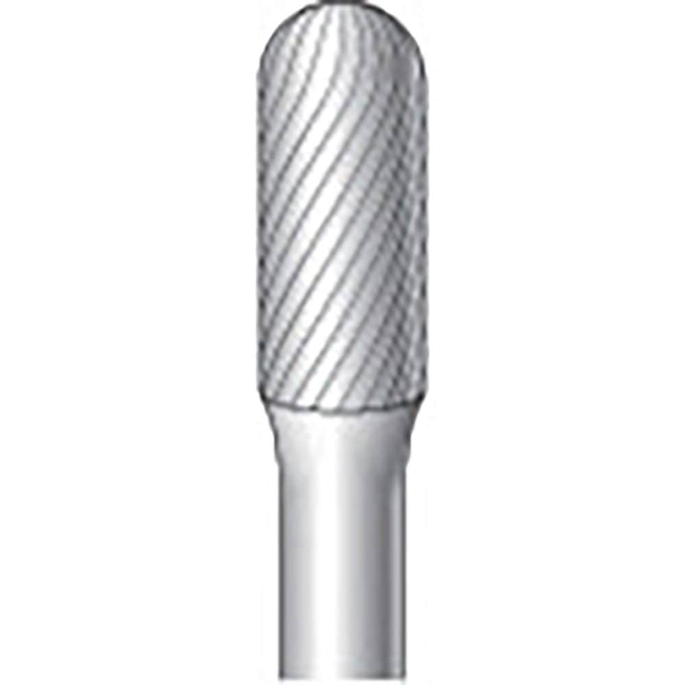 ナカニシ　超硬カッター　円筒先丸型　シングルカット　φ８×１９×軸φ６　２６０７２＿