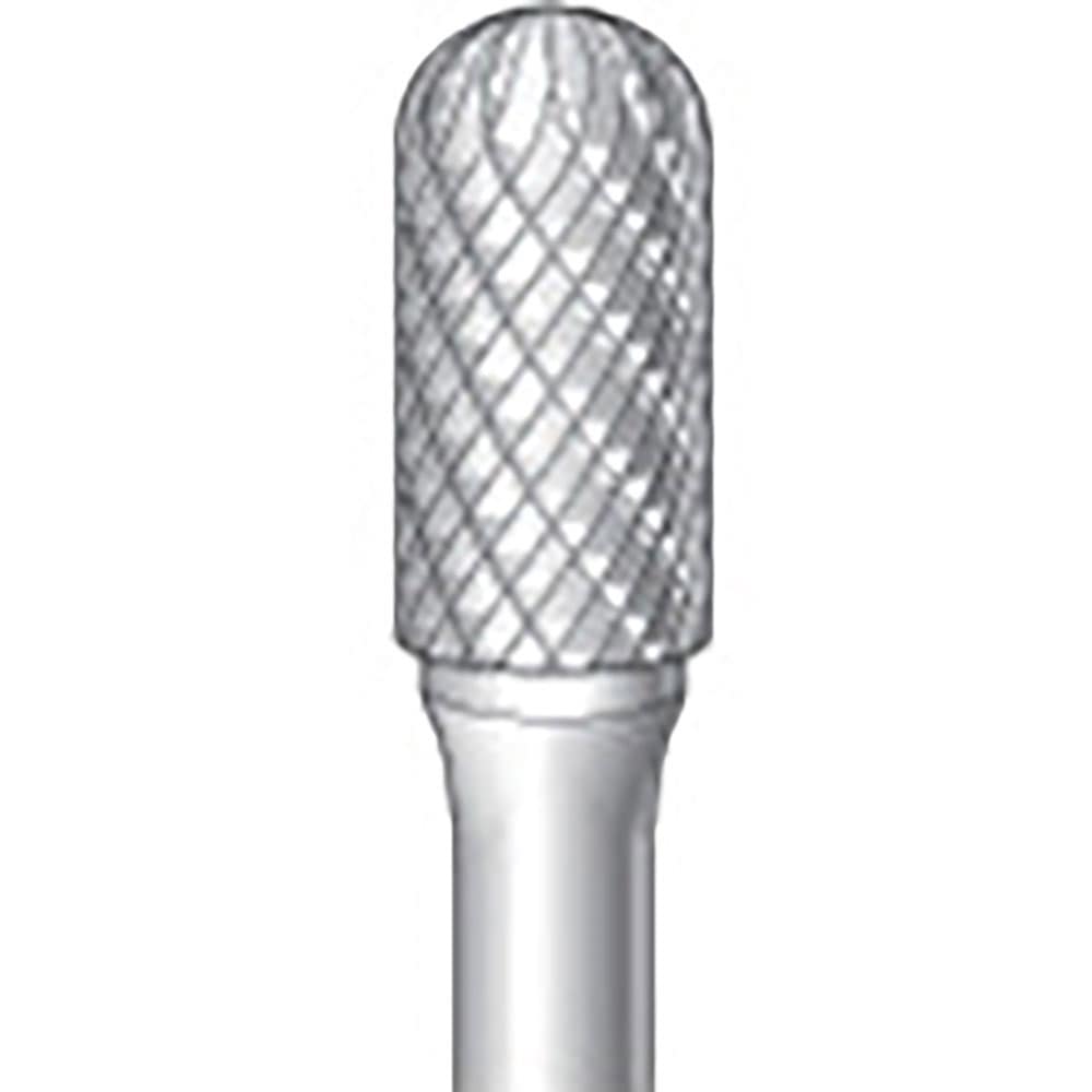 ナカニシ　超硬カッター　円筒先丸型　ダブルカット　φ９．５×１９×軸φ６　２６０８３＿