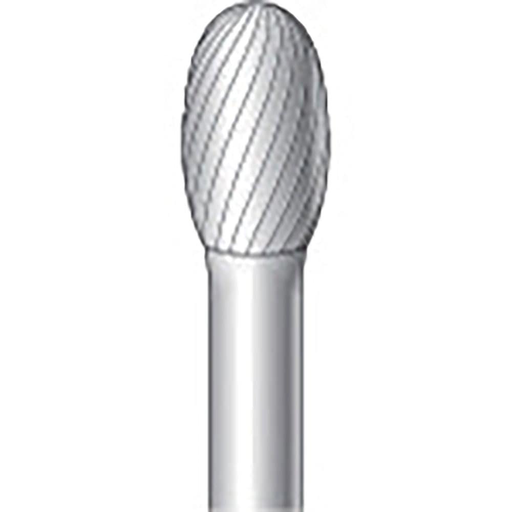 ナカニシ　超硬カッター　楕円型　シングルカット　φ９．５×１６×軸φ６　２６１５７＿