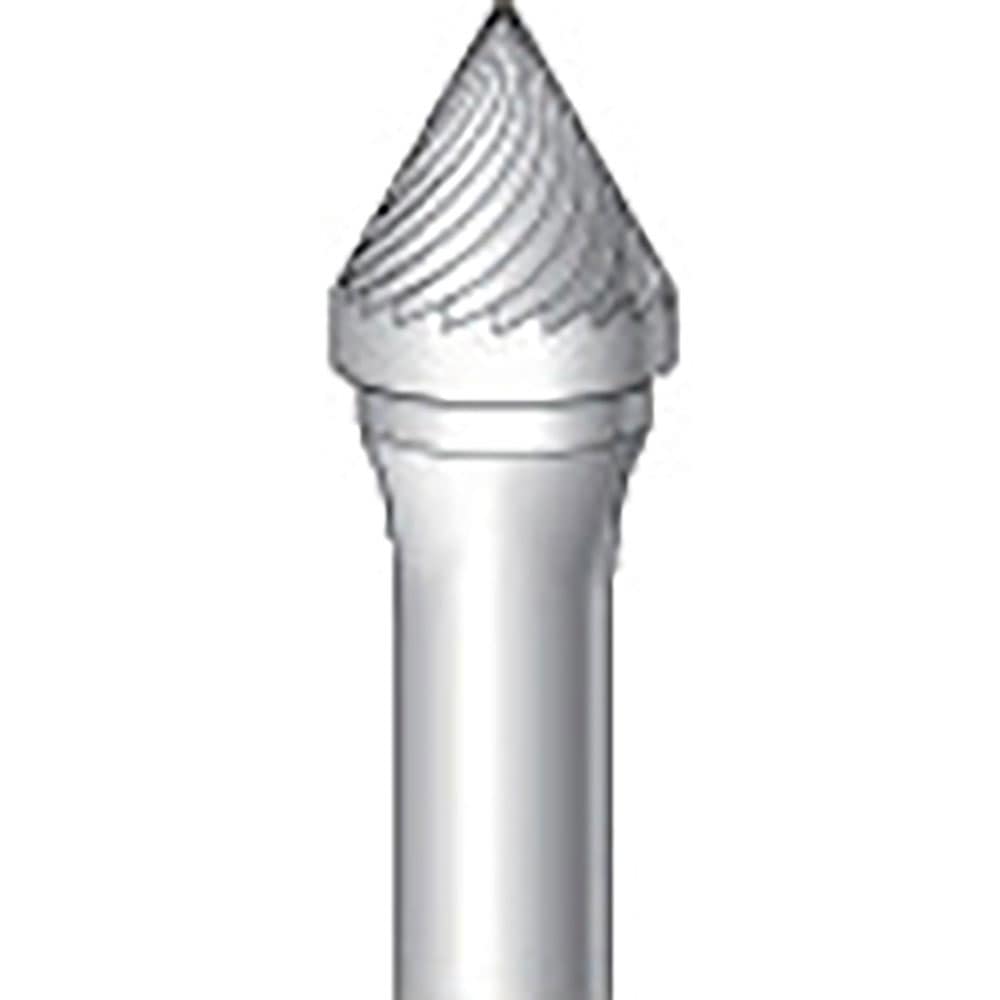 ナカニシ　超硬カッター　テーパー型　シングルカット　φ９．５×８×軸φ６　６０°　２６２０２＿