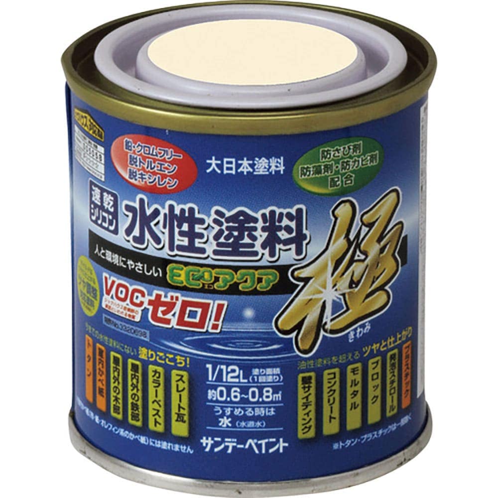 サンデーペイント　水性ＥＣＯアクア　アイボリーホワイト　８０Ｍ　２７００２６＿