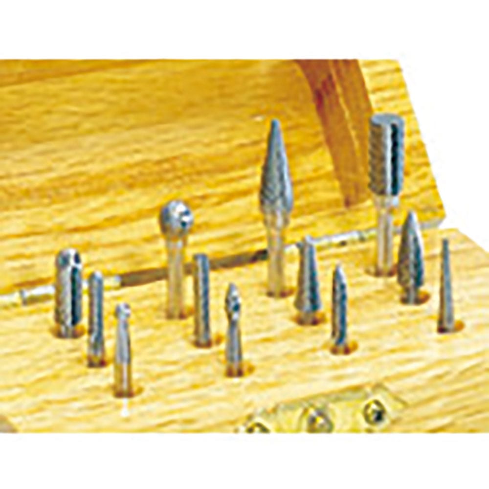 ナカニシ　超硬カッター　セット　１２本入　軸φ３　２８１４１＿