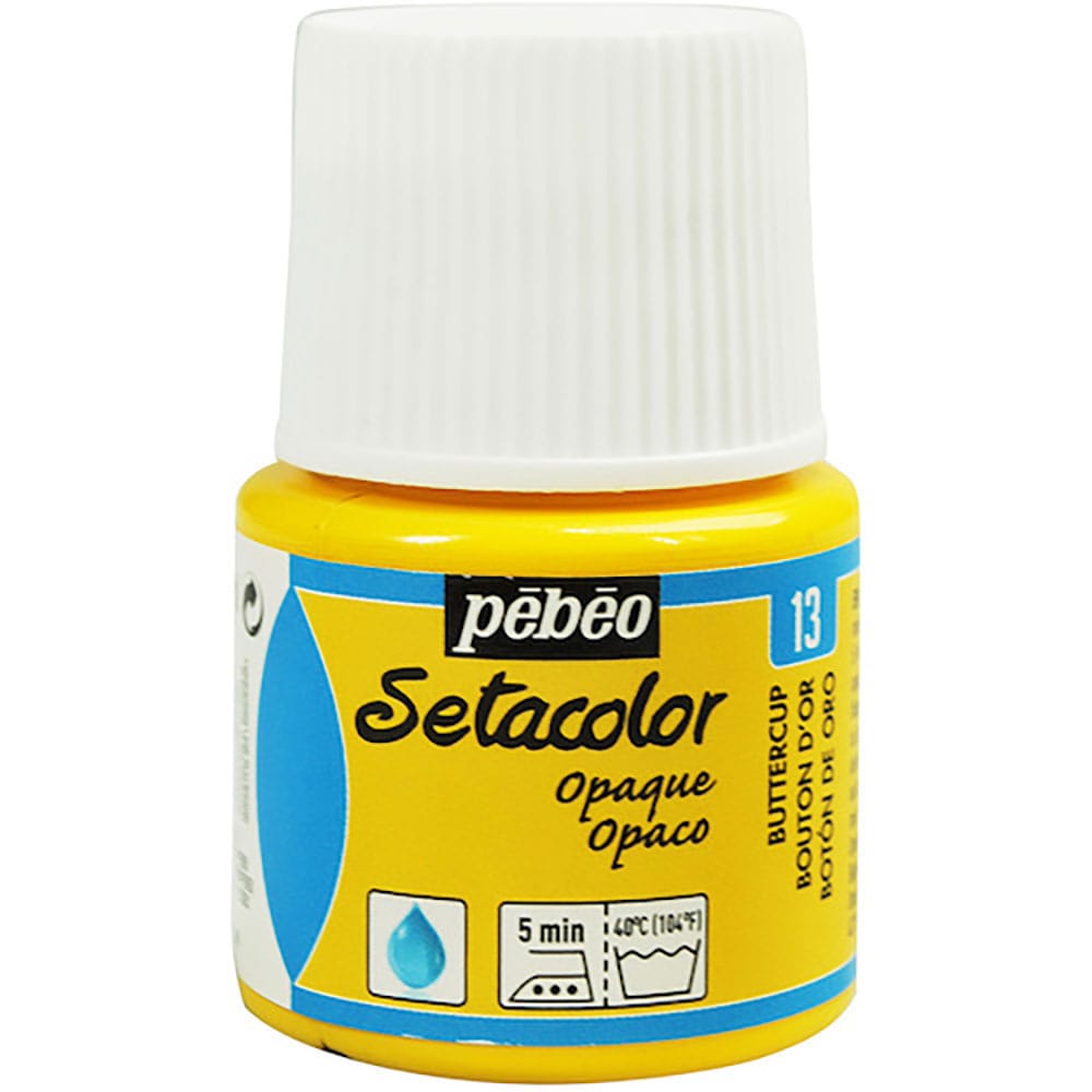 Ｐｅｂｅｏ　布用水性アクリル絵具セタカラー不透明色　４５ｍｌ　バターカップ　２９５０１３＿