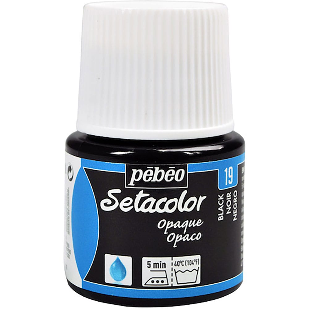 Ｐｅｂｅｏ　布用水性アクリル絵具セタカラー不透明色　４５ｍｌ　ブラックレーキ　２９５０１９＿