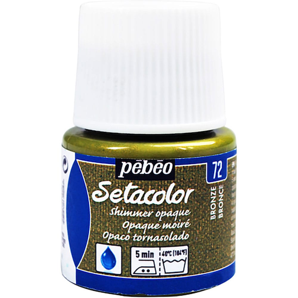 Ｐｅｂｅｏ　布用水性アクリル絵具セタカラーシマー　４５ｍｌ　ブロンズ　２９５０７２＿