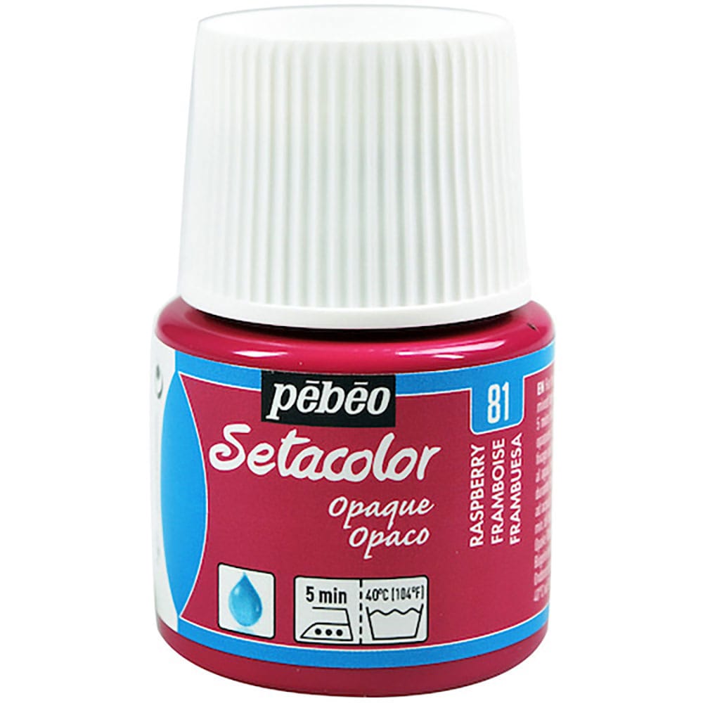 Ｐｅｂｅｏ　布用水性アクリル絵具セタカラー不透明色　４５ｍｌ　ラズベリー　２９５０８１＿