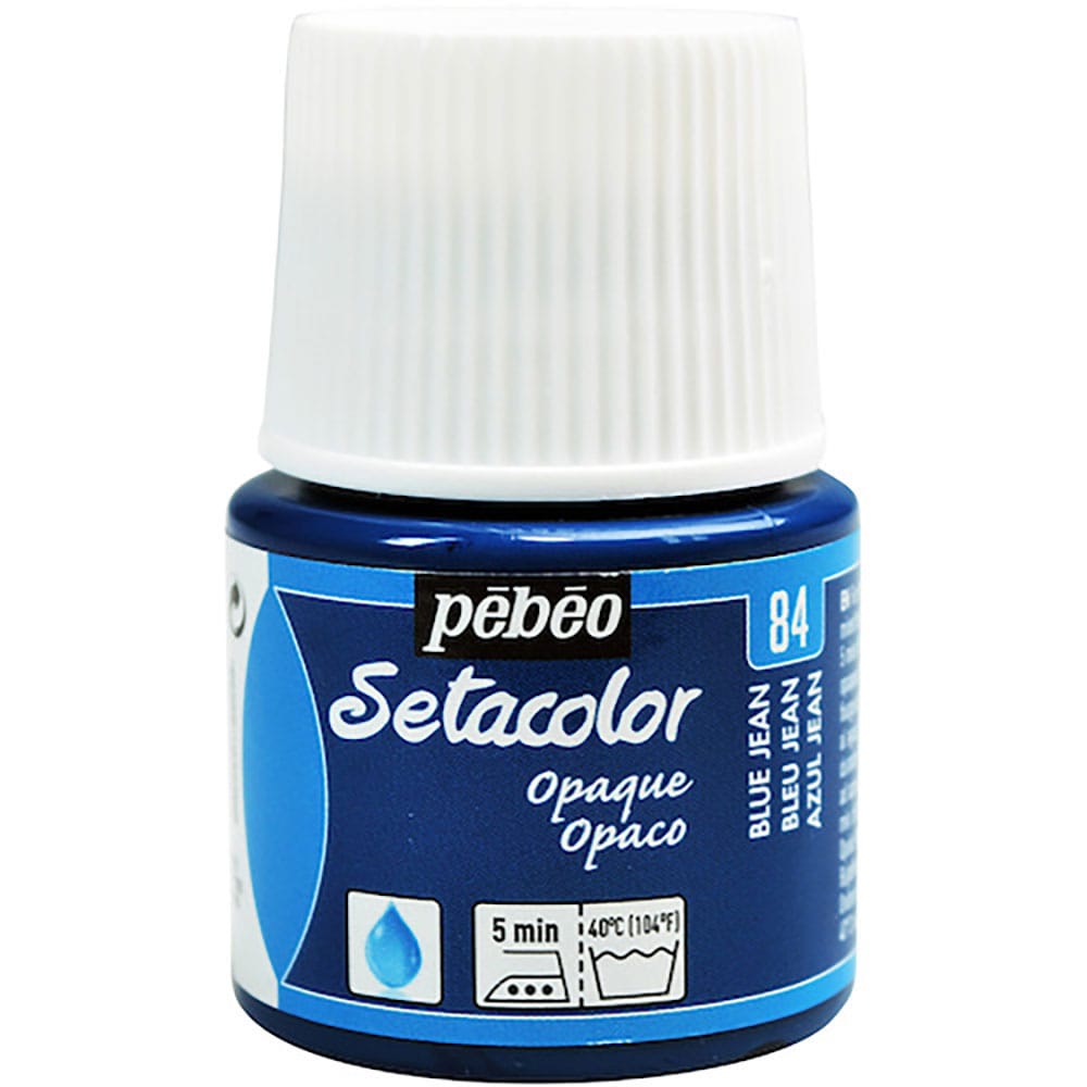 Ｐｅｂｅｏ　布用水性アクリル絵具セタカラー不透明色　４５ｍｌ　ブルージーンズ　２９５０８４＿