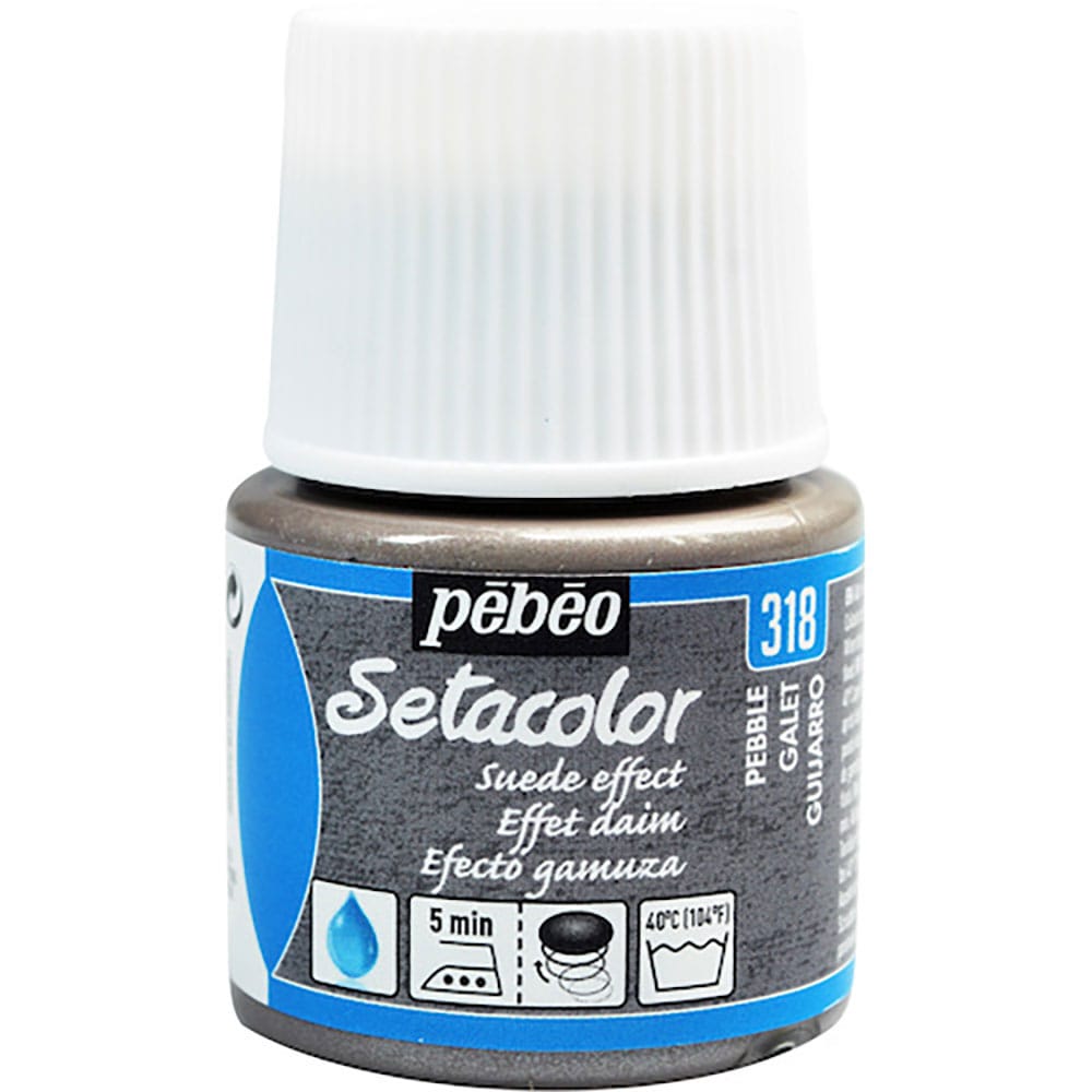 Ｐｅｂｅｏ　布用水性アクリル絵具セタカラースウェード　４５ｍｌ　ペブル　２９５３１８＿
