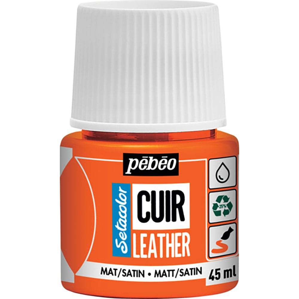Ｐｅｂｅｏ　セタカラーレザー（革用）マット色　４５ｍｌＮＯ．０４　オレンジ　２９５６０４＿