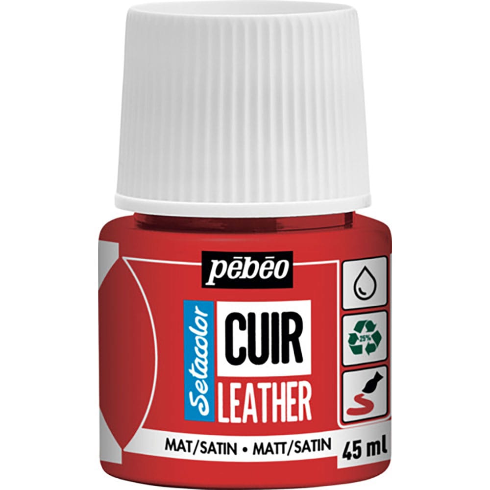 Ｐｅｂｅｏ　セタカラーレザー（革用）マット色　４５ｍｌＮＯ．０５　インテンスレッド　２９５６０５＿