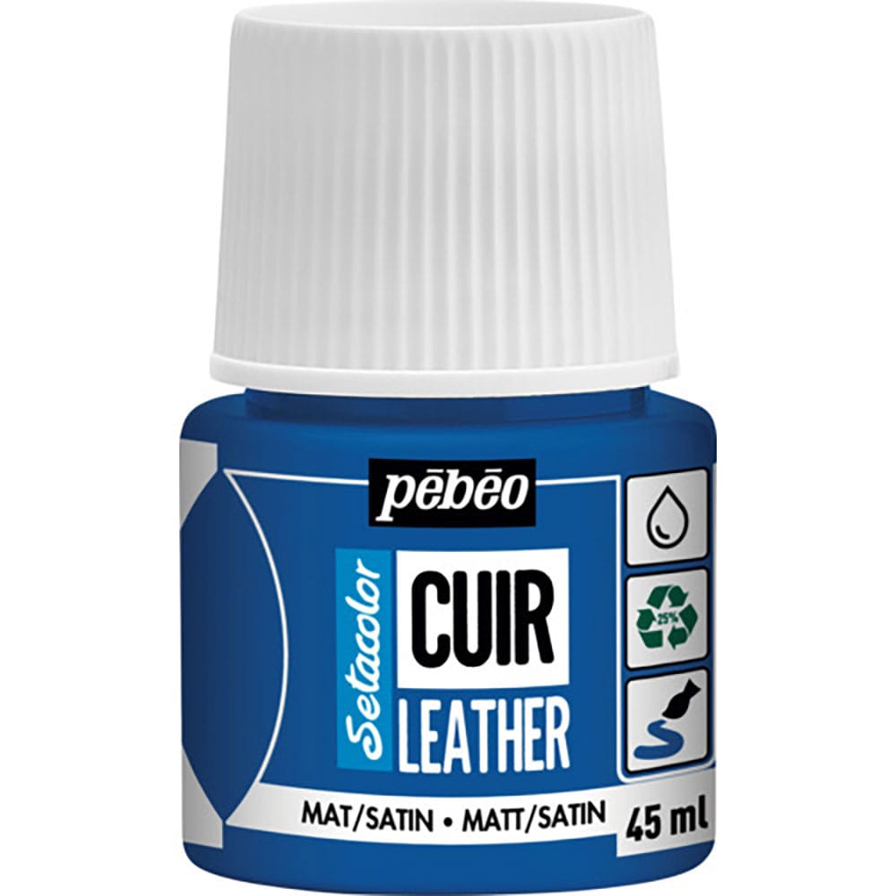 Ｐｅｂｅｏ　セタカラーレザー（革用）マット色　４５ｍｌＮＯ．１２　ウルトラマリンブルー　２９５６１＿