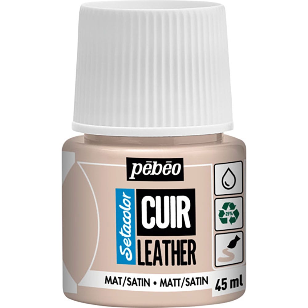 Ｐｅｂｅｏ　セタカラーレザー（革用）マット色　４５ｍｌＮＯ．１９　ピンクベージュ　２９５６１９＿