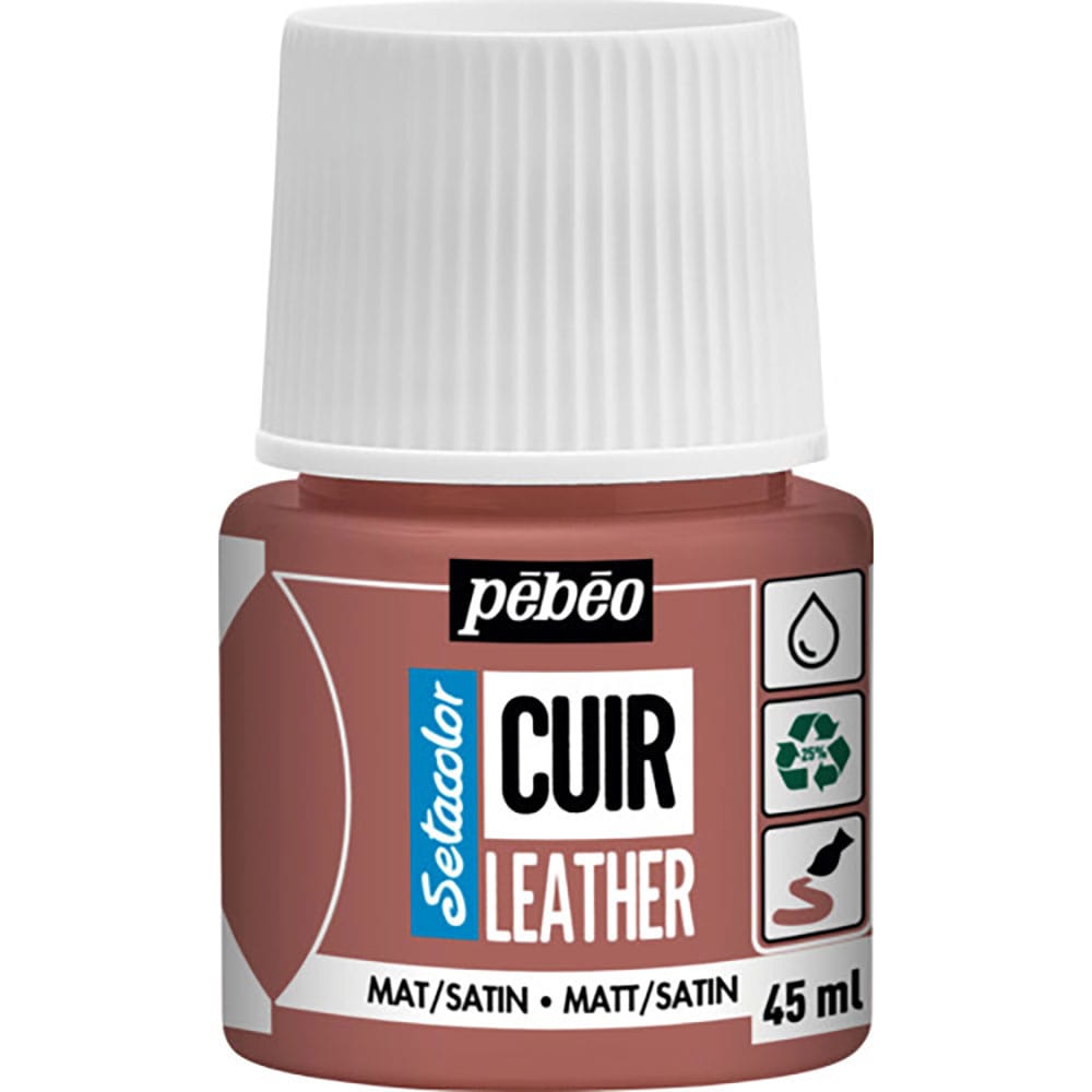 Ｐｅｂｅｏ　セタカラーレザー（革用）マット色　４５ｍｌＮＯ．２０　テラコッタ　２９５６２０＿