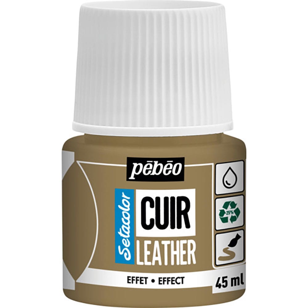 Ｐｅｂｅｏ　セタカラーレザー（革用）メタル色　４５ｍｌＮＯ．３３　メタルゴールド　２９５６３３＿