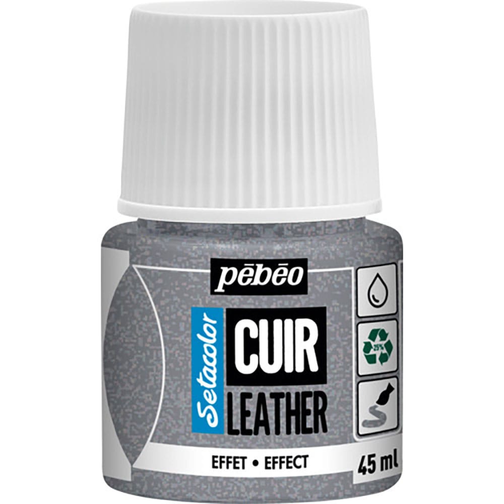 Ｐｅｂｅｏ　セタカラーレザー（革用）グリッター色　４５ｍｌＮＯ．３６　グリッターシルバー　２９５６＿