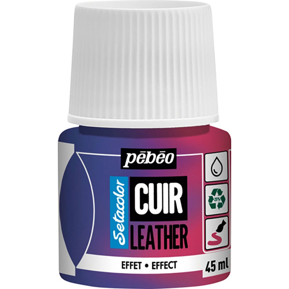 Ｐｅｂｅｏ　セタカラーレザー（革用）デュオクローム（偏光）色　４５ｍｌＮＯ．４１　ピンク／ブルー　＿