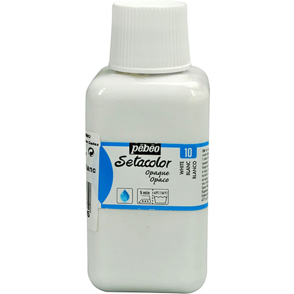 Ｐｅｂｅｏ　布用水性アクリル絵具セタカラー不透明　２５０ｍｌ　チタニウムホワイト　２９６０１０＿