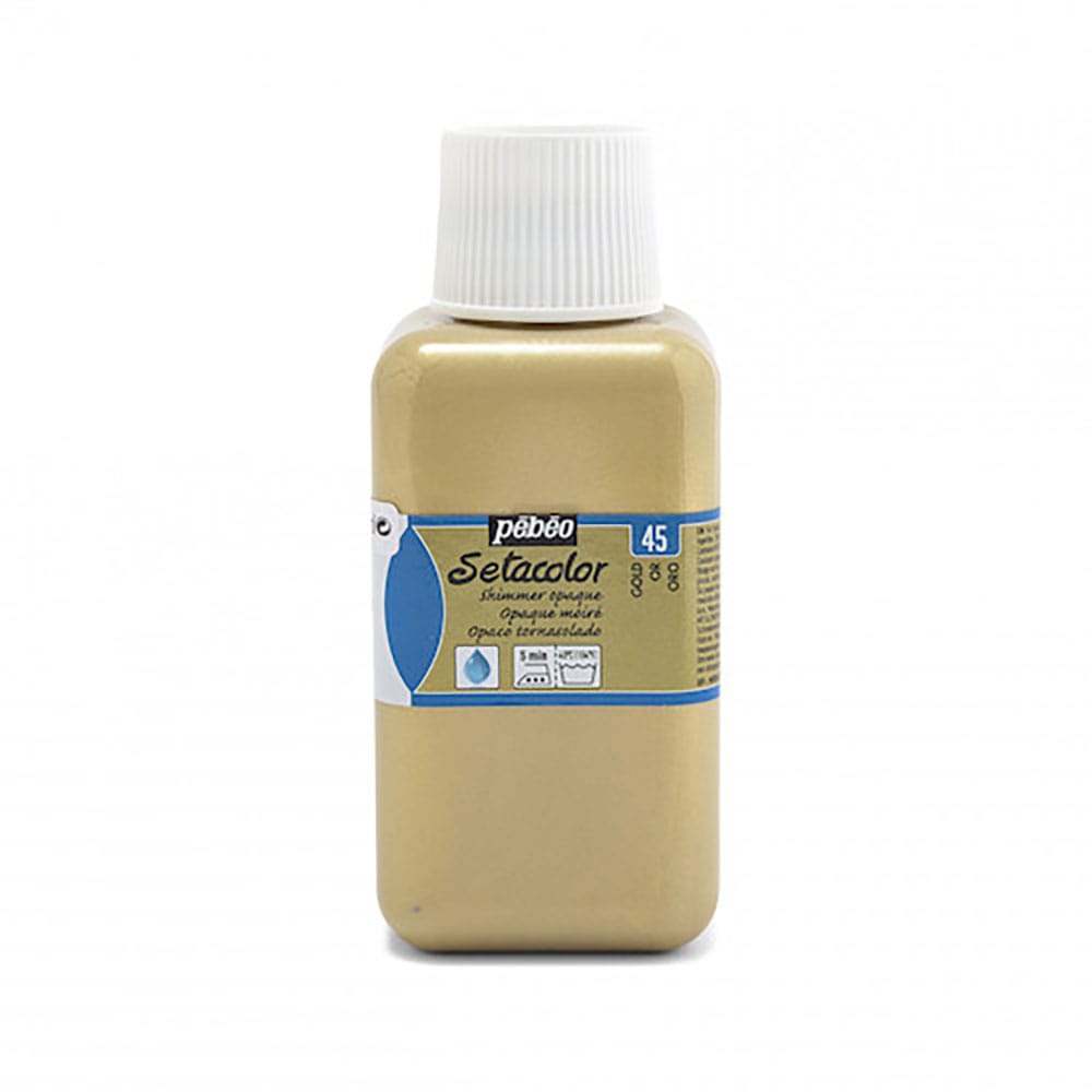 Ｐｅｂｅｏ　布用水性アクリル絵具セタカラー不透明シマー色　２５０ｍｌ　ゴールド　２９６０４５＿