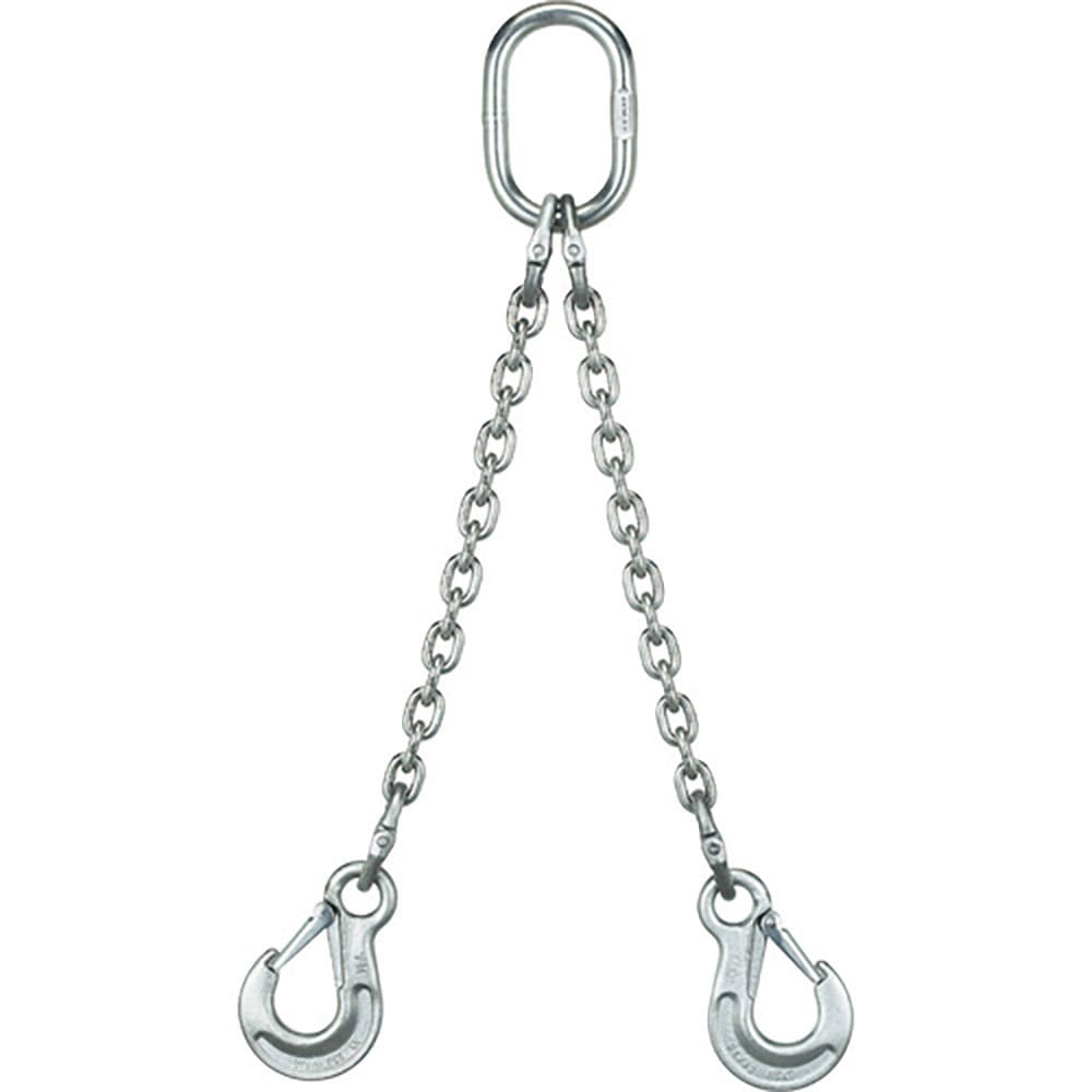 象印　ＳＵＳ製チェーンスリング２本吊りスリングフックタイプ　０．６ｔ　２－ＡＷＩ－ＨＳＷＩ－５＿