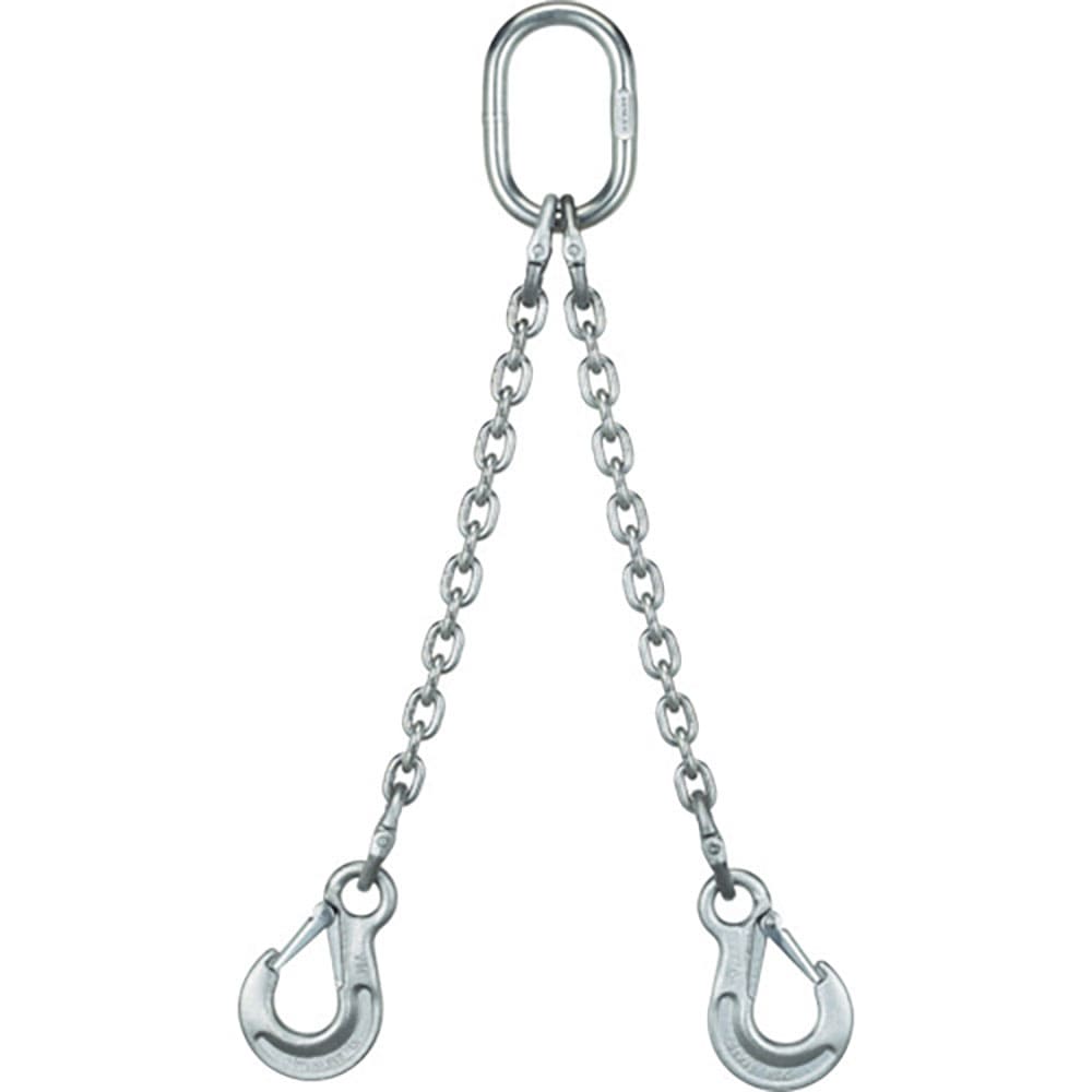 象印　ＳＵＳ製チェーンスリング２本吊りスリングフックタイプ　１．３ｔ　２－ＡＷＩ－ＨＳＷＩ－７＿