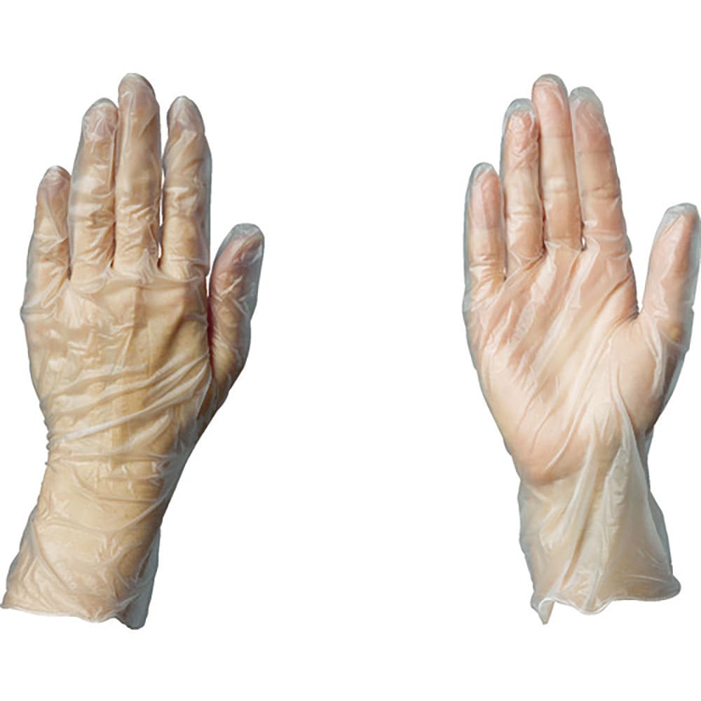 ハクゾウメディカル　ハクゾウプラスチックグローブＥＸ　Ｍ　３０２４０９３＿