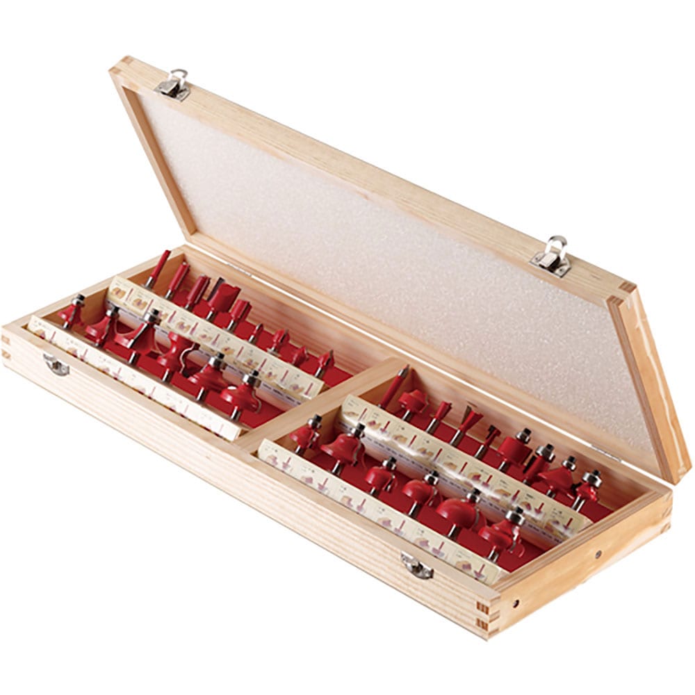 ＲＥＬＩＥＦ　３０本組　超硬刃トリマービット　３０６６２＿