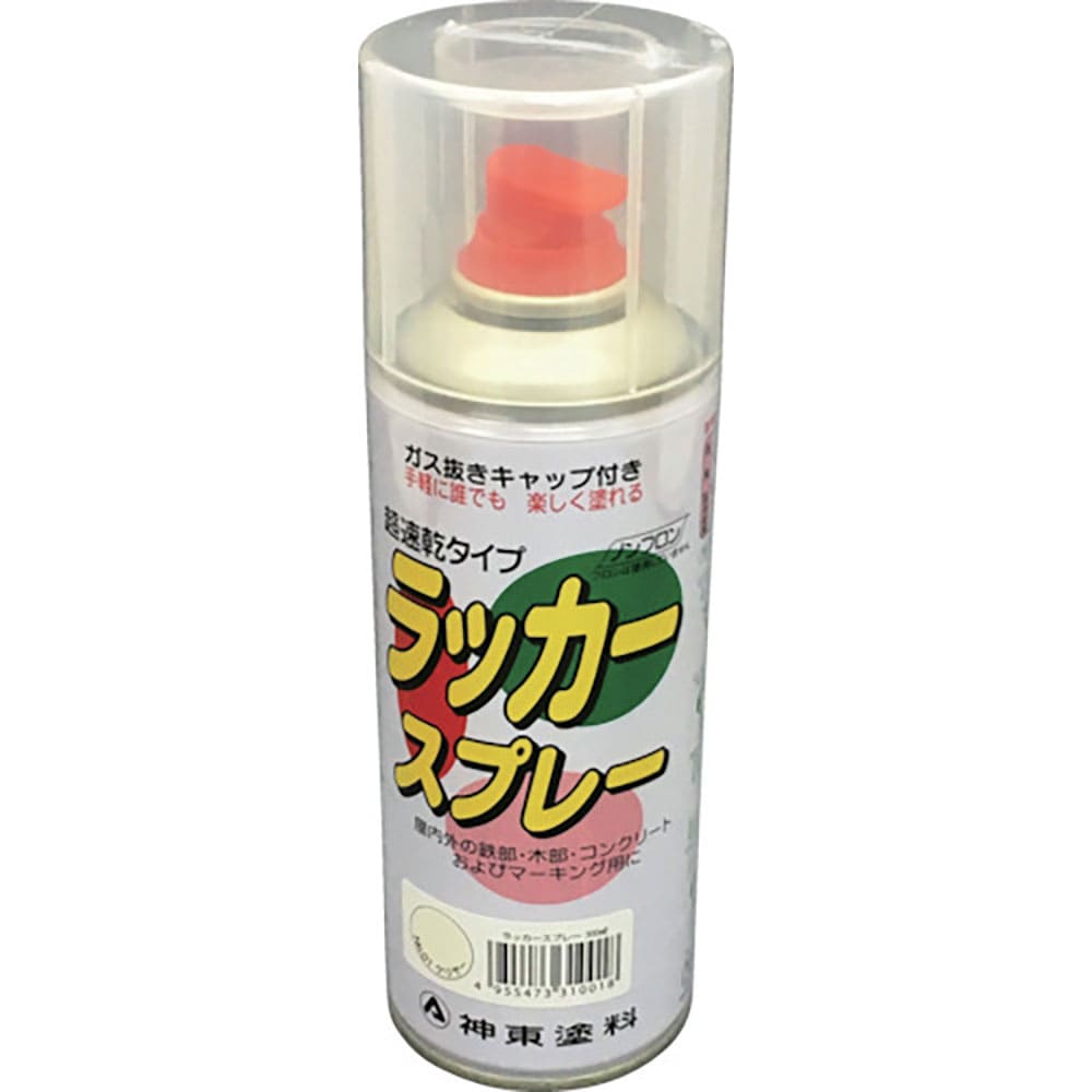 シントー　ラッカースプレー　クリヤー　３００ＭＬ　３１０１－０．３＿