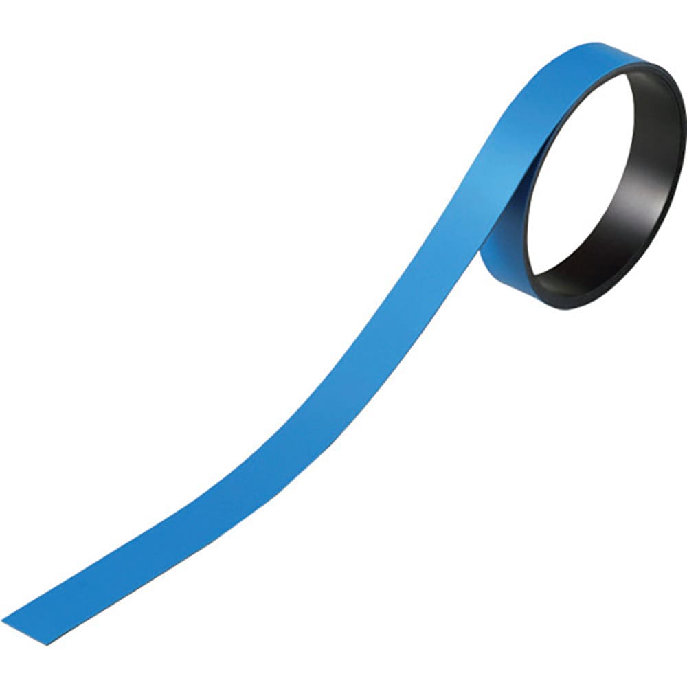 緑十字　テープ状カラーマグネット　青　マグネ１５Ｂ　１５ｍｍ幅×１ｍ×０．８ｍｍ　２本組　３１２０＿