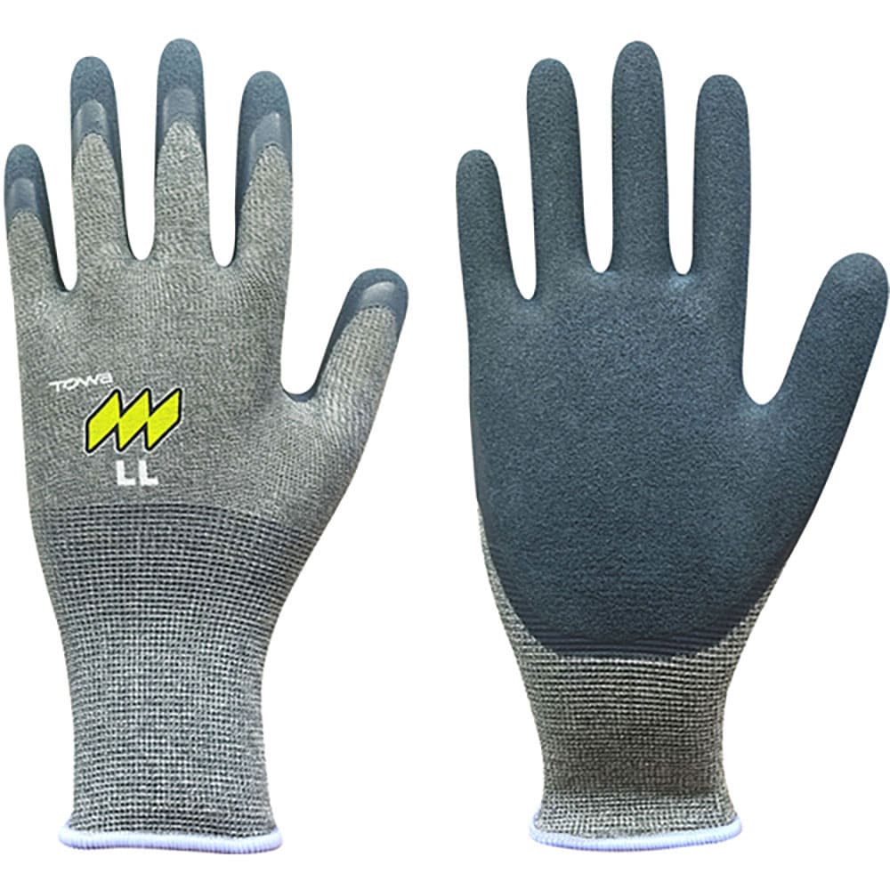 トワロン　天然ゴム背抜き手袋　メジャーローブライト　ＬＬ　３１３－ＬＬ＿