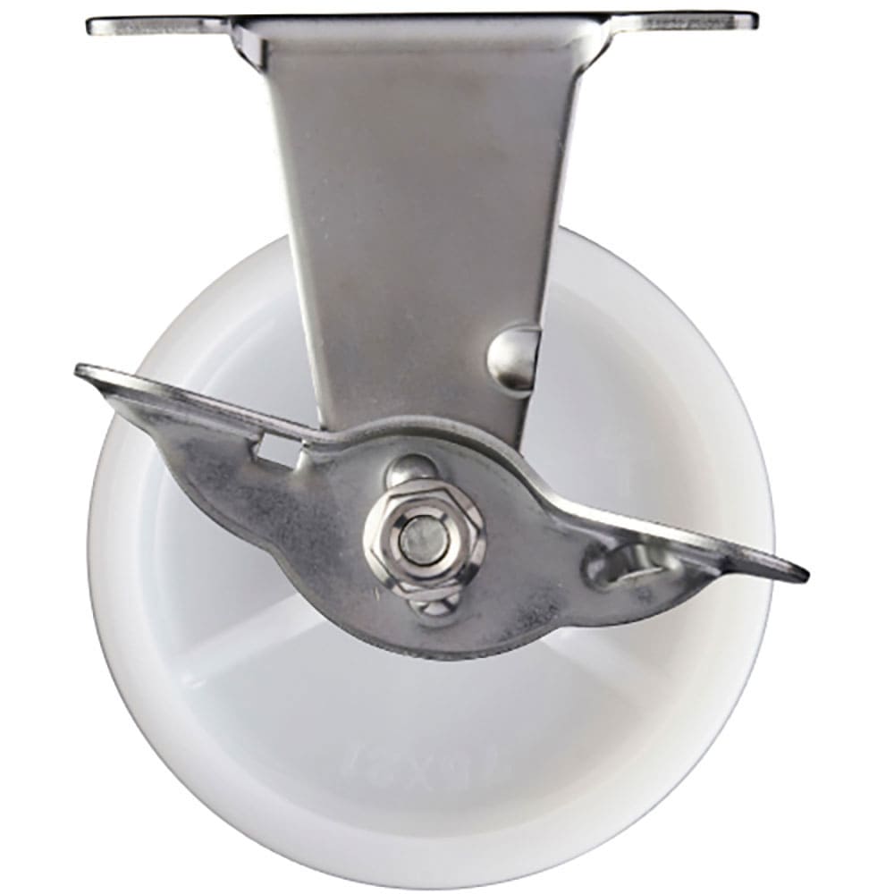 ハンマー　ステンレス製プレート式キャスター　ステンレスキャスター　固定ＳＰ付　車輪径７５ｍｍ　ナイ＿