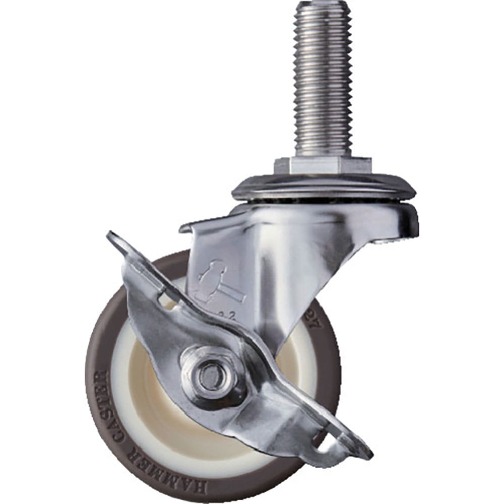 ハンマー　ＳＡシリーズオールステンレス　旋回式ウレタン車輪（ローラーベアリング）６５ｍｍ　ストッパ＿