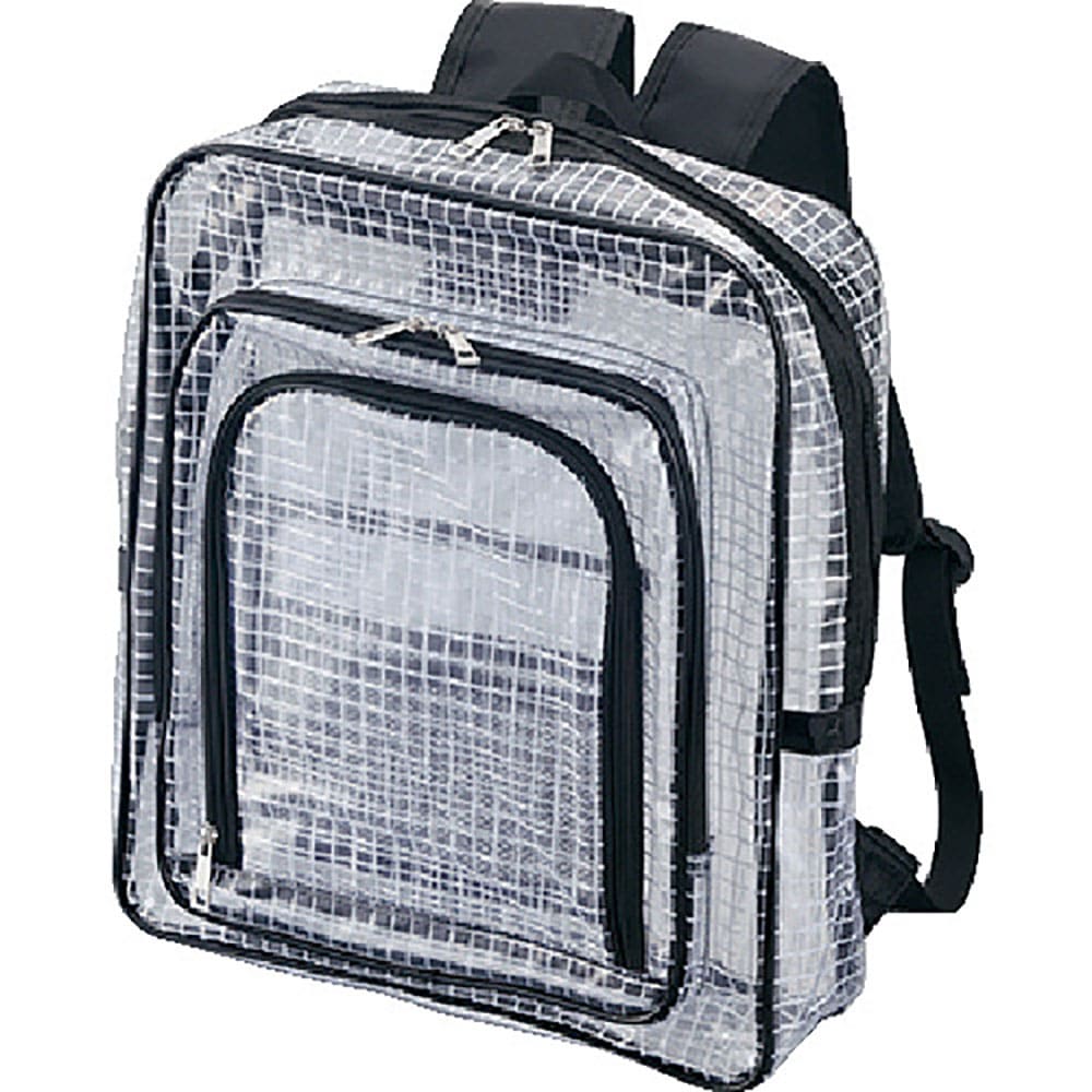 ＡＳ　ＰＶＣクリアバッグ　クリアリュック　　　　　　　　　　　３－１７３７－０４＿