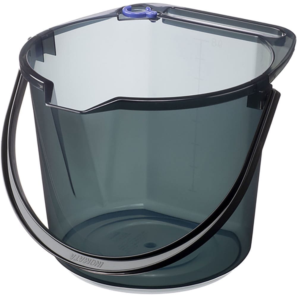 ｉｎｏｍａｔａ　なるほどバケツ８Ｌクリアーブラック　３２０７ＣＢＬＫ＿