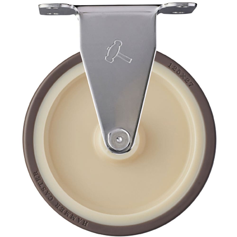 ハンマー　ステンレス製プレート式キャスター　プレート式キャスター“３２０Ｅシリーズ”（ナイロンホイ＿