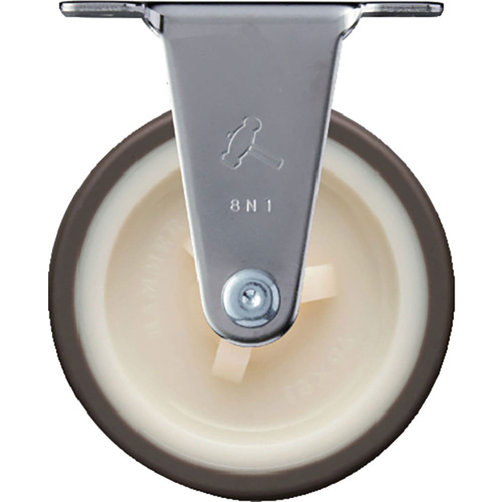 ハンマー　Ｅシリーズオールステンレス　固定式ウレタン車輪（ナイロンホイール）７５ｍｍ　３２０ＥＲ－＿