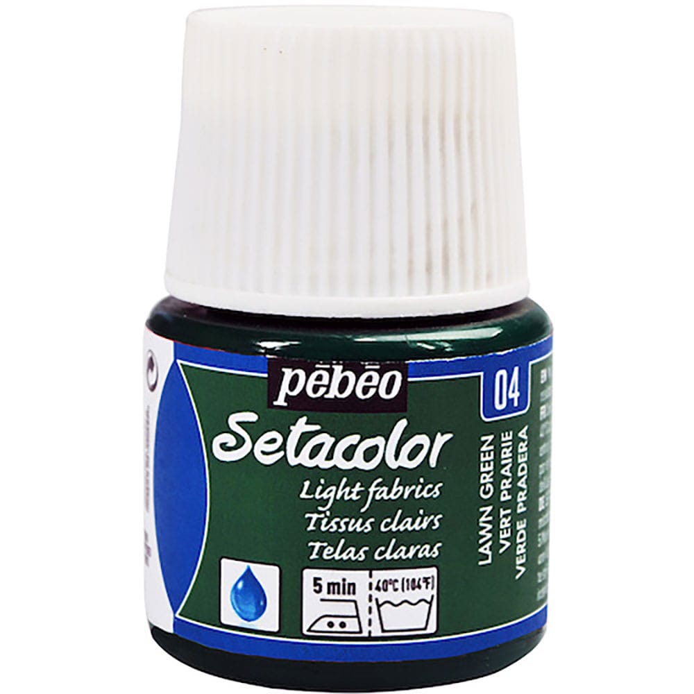 Ｐｅｂｅｏ　布用水性アクリル絵具セタカラー透明色　４５ｍｌ　ローングリーン　３２９００４＿